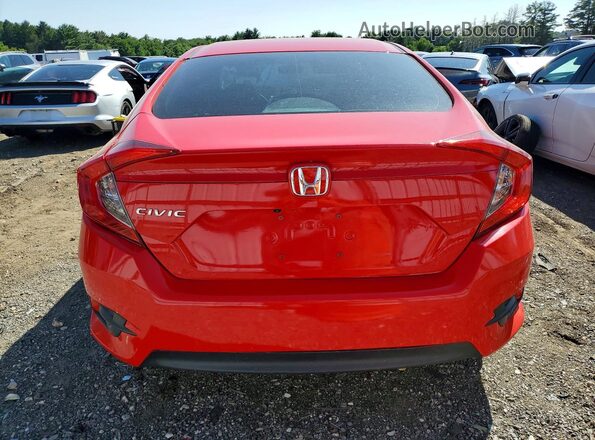 2HGFC2F7XGH523731 2016 HONDA CIVIC Red Հետևի տեսք