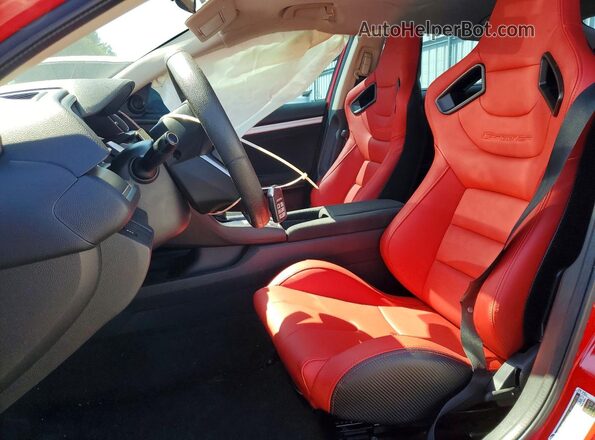 2HGFC2F7XGH523731 2016 HONDA CIVIC Red Սալոնի դիմացի տեսք