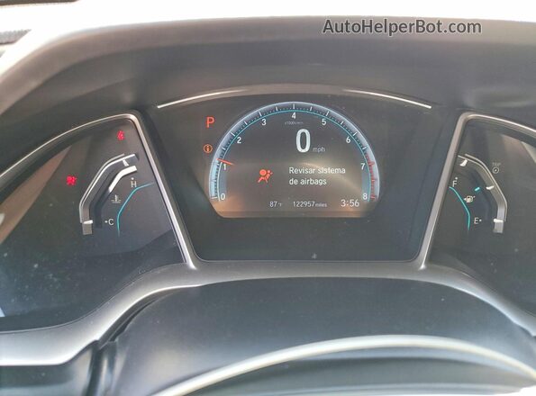 2HGFC2F7XGH523731 2016 HONDA CIVIC Red Սարքավորումների վահանակի տեսք