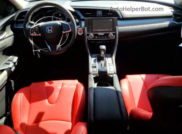 2HGFC2F7XGH523731 2016 HONDA CIVIC Red Առջևի վահանակի տեսք