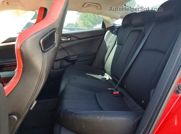 2HGFC2F7XGH523731 2016 HONDA CIVIC Red Հետևի նստատեղերի տեսք