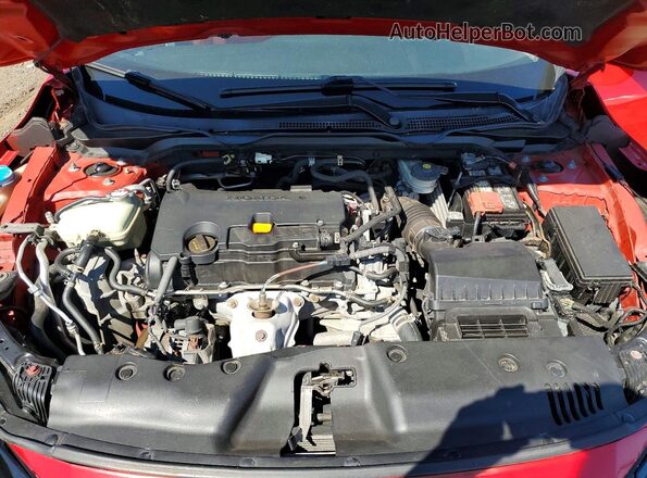 2HGFC2F7XGH523731 2016 HONDA CIVIC Red Սալոնի հետևի տեսք