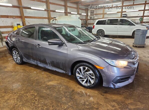 2HGFC2F7XGH561380 2016 HONDA CIVIC Gray Առջևի աջ