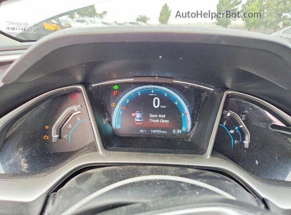 2HGFC2F7XHH525612 2017 HONDA CIVIC White ხელსაწყოთა პანელის ხედი