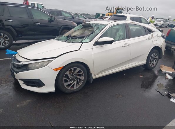 2HGFC2F7XJH512400 2018 HONDA CIVIC White წინა მარცხენა ხედი სამი მეოთხედიდან