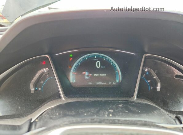 2HGFC2F7XJH547471 2018 HONDA CIVIC Black Instrument cluster view