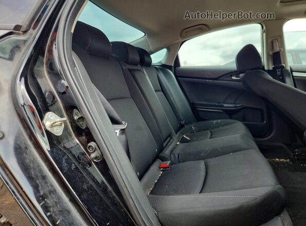 2HGFC2F7XJH547471 2018 HONDA CIVIC Black Rear seats view