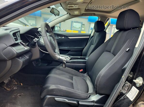 2HGFC2F7XJH547471 2018 HONDA CIVIC Black Front interior view