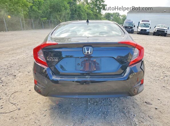 2HGFC2F7XJH572824 2018 HONDA CIVIC Black უკანა ხედი