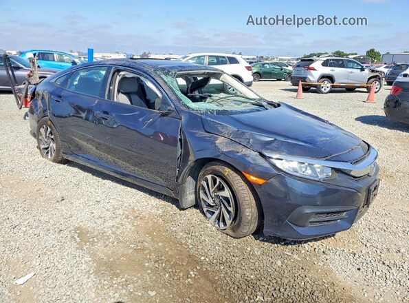 2HGFC2F7XJH589140 2018 HONDA CIVIC Синий Передняя правая четверть