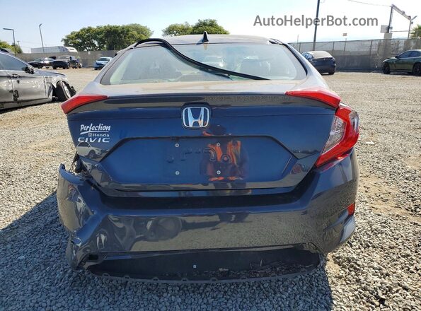 2HGFC2F7XJH589140 2018 HONDA CIVIC Синий Вид сзади