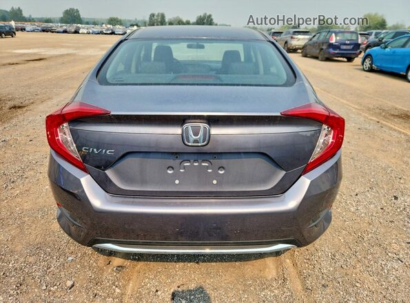 2HGFC2F7XMH014489 2021 HONDA CIVIC Gray Widok z tyłu