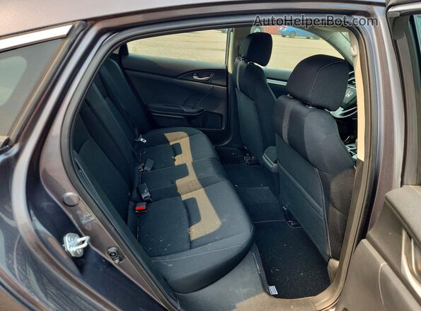 2HGFC2F7XMH014489 2021 HONDA CIVIC Gray Widok tylnych siedzeń