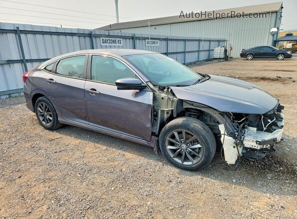 2HGFC2F7XMH014489 2021 HONDA CIVIC Gray Przód prawy