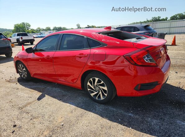 2HGFC2F80HH569692 2017 HONDA CIVIC Red Trasero izquierdo