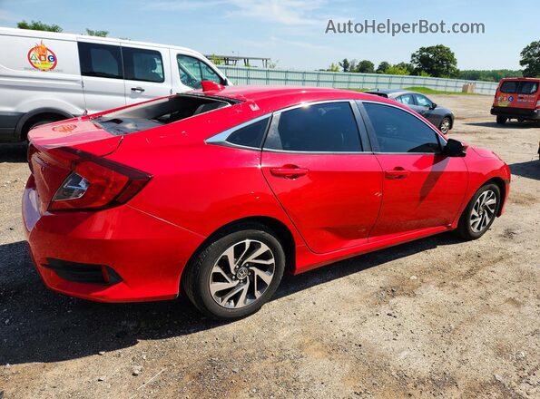 2HGFC2F80HH569692 2017 HONDA CIVIC Red Trasero derecho