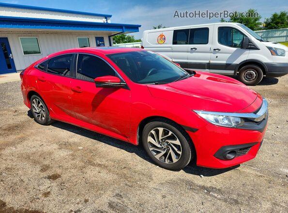 2HGFC2F80HH569692 2017 HONDA CIVIC Red Delantero derecho