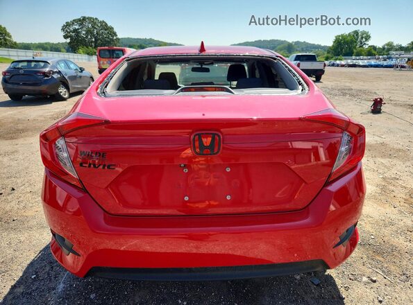 2HGFC2F80HH569692 2017 HONDA CIVIC Red Vista trasera