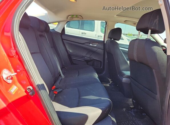 2HGFC2F80HH569692 2017 HONDA CIVIC Red Vista de los asientos traseros