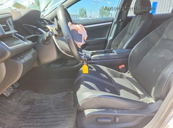 2HGFC2F80KH029847 2019 HONDA CIVIC White Front interior view