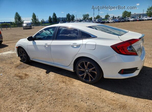 2HGFC2F80KH029847 2019 HONDA CIVIC White Rear left
