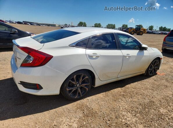 2HGFC2F80KH029847 2019 HONDA CIVIC White Rear right