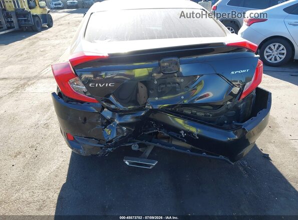 2HGFC2F80KH505594 2019 HONDA CIVIC Black Front view