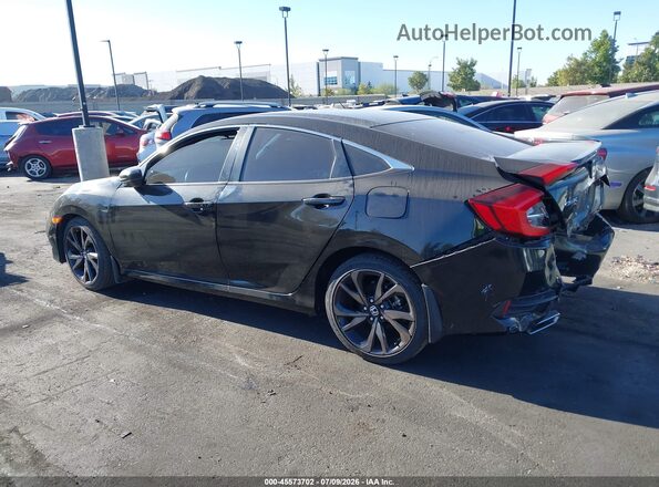 2HGFC2F80KH505594 2019 HONDA CIVIC Black 360 interior view