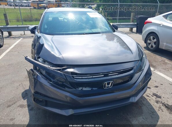 2HGFC2F80KH511248 2019 HONDA CIVIC Gray Widok z przodu