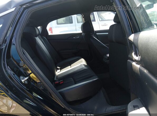 2HGFC2F80KH551832 2019 HONDA CIVIC Black Vista de la etiqueta del VIN
