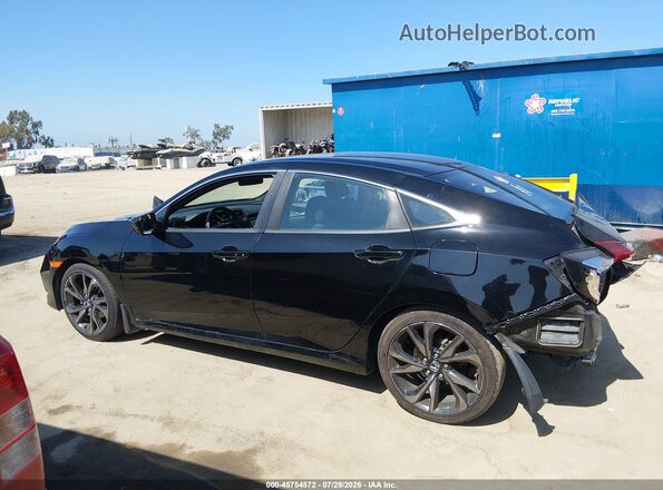 2HGFC2F80KH551832 2019 HONDA CIVIC Black Vista interior de 360 grados
