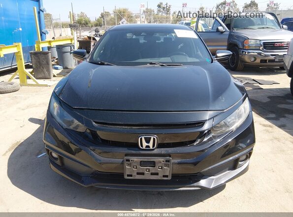 2HGFC2F80KH551832 2019 HONDA CIVIC Black Vista del cuadro de instrumentos