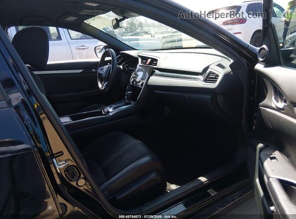 2HGFC2F80KH551832 2019 HONDA CIVIC Black Vista interior delantera