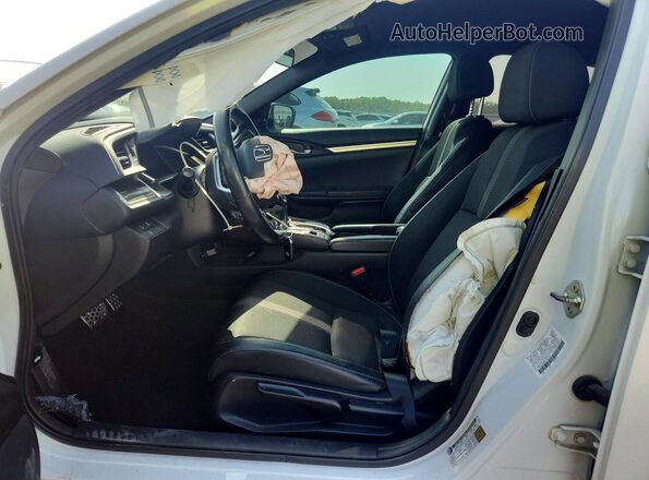2HGFC2F80KH557954 2019 HONDA CIVIC White Вид салону спереду