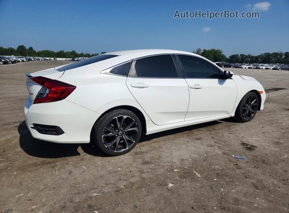 2HGFC2F80KH557954 2019 HONDA CIVIC White Задня права чверть