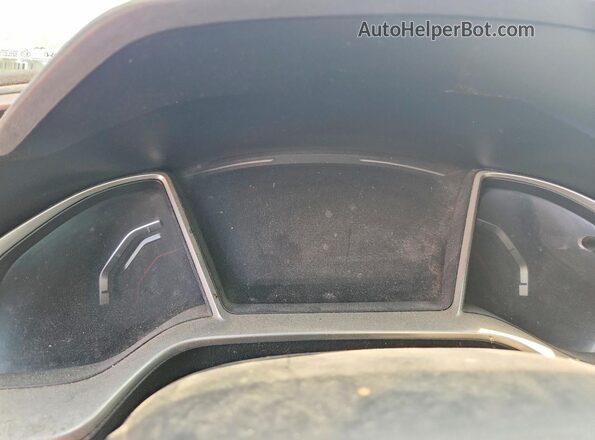 2HGFC2F80KH562491 2019 HONDA CIVIC Blue Вид щитка приладів