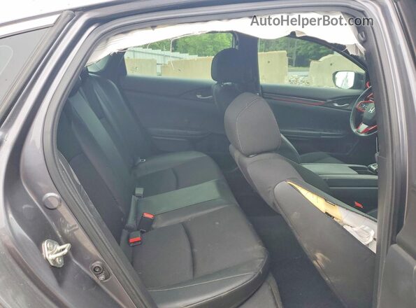 2HGFC2F80KH583535 2019 HONDA CIVIC Серый Вид задних сидений