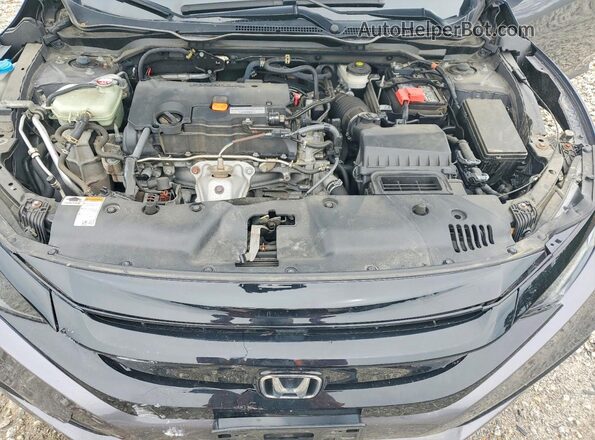 2HGFC2F80KH583535 2019 HONDA CIVIC Серый Вид задней части салона