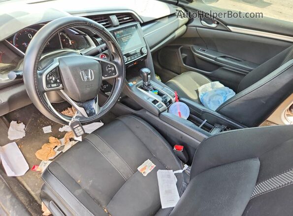 2HGFC2F80KH584605 2019 HONDA CIVIC Gray Առջևի վահանակի տեսք