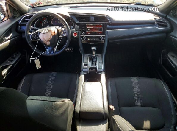 2HGFC2F80KH588931 2019 HONDA CIVIC White Vista del salpicadero