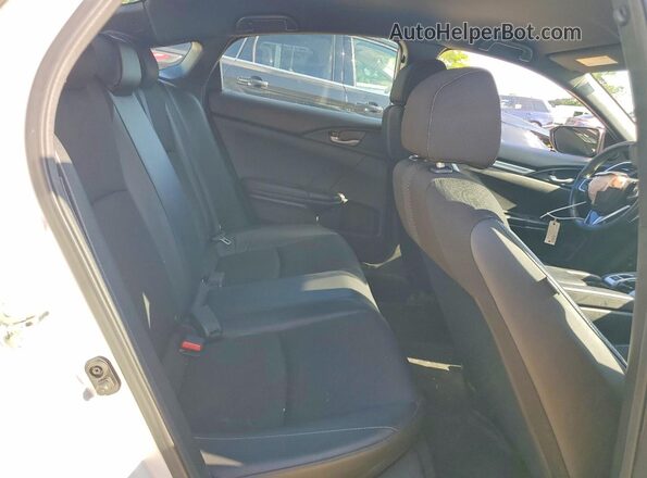 2HGFC2F80KH588931 2019 HONDA CIVIC White Vista de los asientos traseros