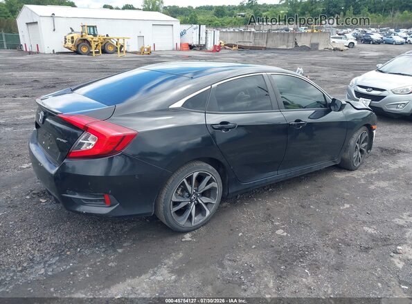 2HGFC2F80KH595099 2019 HONDA CIVIC Black Задня права чверть