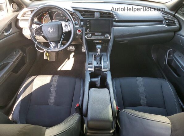 2HGFC2F80KH598357 2019 HONDA CIVIC White Вид панелі приладів