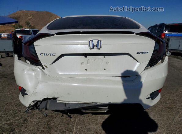 2HGFC2F80KH598357 2019 HONDA CIVIC White Вид ззаду