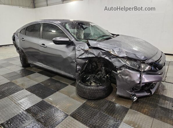 2HGFC2F80LH520534 2020 HONDA CIVIC Gray VIN կոդի պիտակի տեսք
