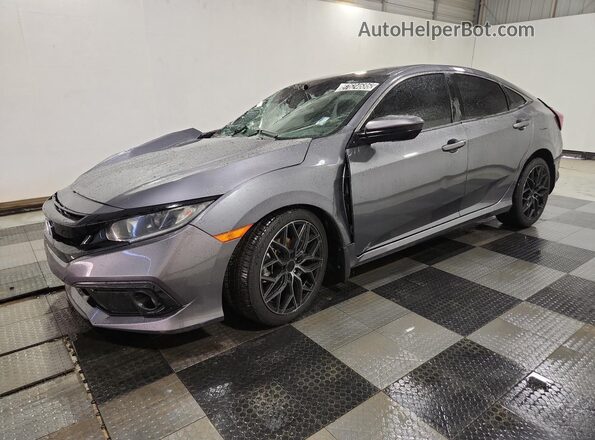 2HGFC2F80LH520534 2020 HONDA CIVIC Gray Սալոնի 360 աստիճան տեսք