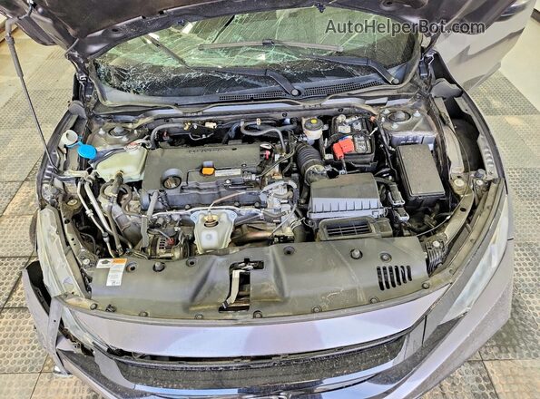 2HGFC2F80LH520534 2020 HONDA CIVIC Gray Սալոնի հետևի տեսք