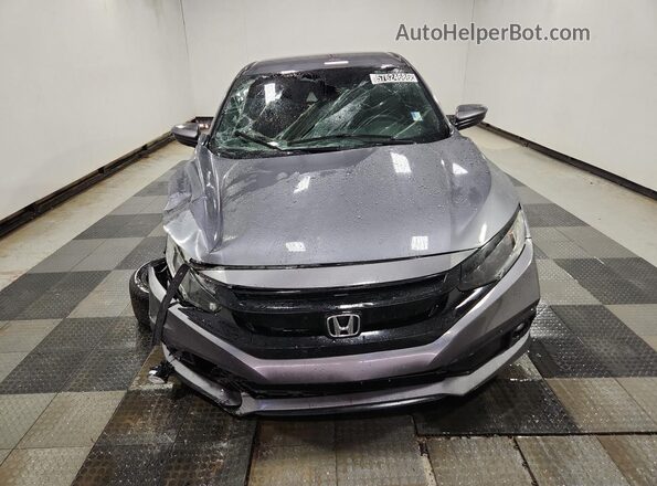 2HGFC2F80LH520534 2020 HONDA CIVIC Gray 