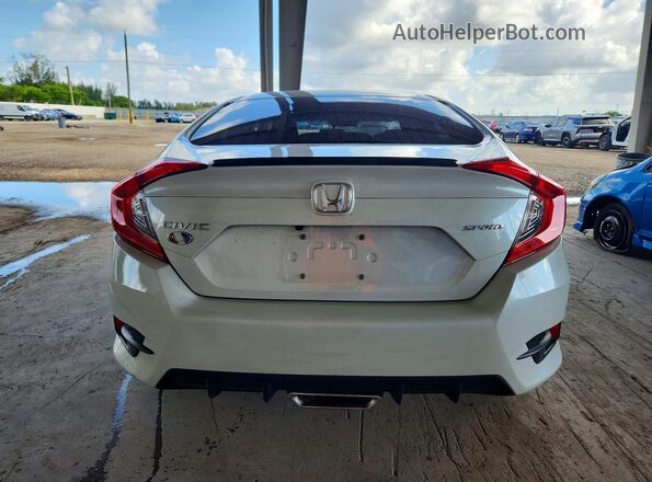 2HGFC2F80LH529556 2020 HONDA CIVIC Белый Вид сзади
