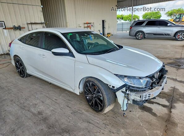 2HGFC2F80LH529556 2020 HONDA CIVIC Белый Передняя правая четверть